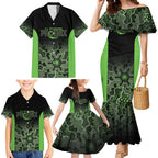 Basketball Custom South East Melbourne Family Matching Mermaid Dress and Hawaiian Shirt Simple Australian Dot Art - Aussie Hoodie