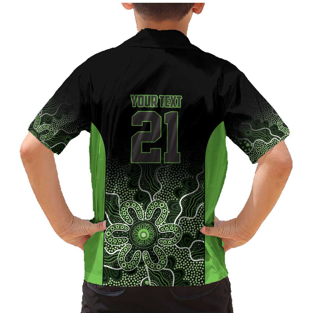 Basketball Custom South East Melbourne Family Matching Mermaid Dress and Hawaiian Shirt Simple Australian Dot Art - Aussie Hoodie