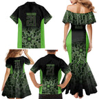 Basketball Custom South East Melbourne Family Matching Mermaid Dress and Hawaiian Shirt Simple Australian Dot Art - Aussie Hoodie