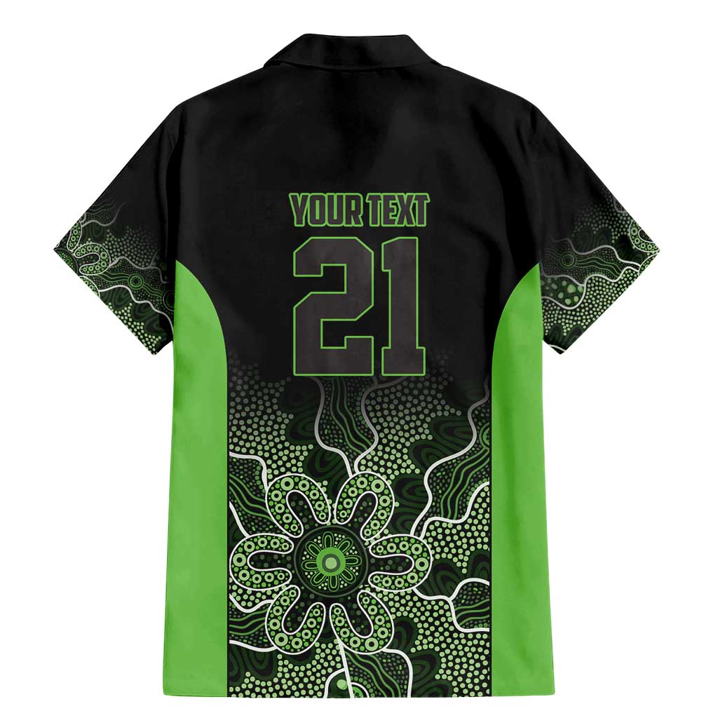 Basketball Custom South East Melbourne Family Matching Mermaid Dress and Hawaiian Shirt Simple Australian Dot Art - Aussie Hoodie