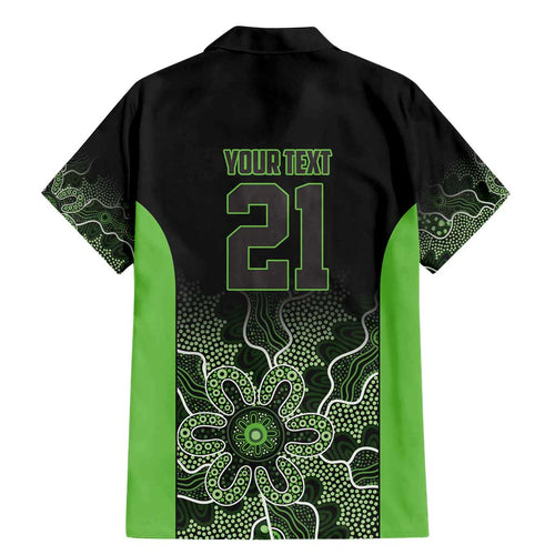 Basketball Custom South East Melbourne Family Matching Mermaid Dress and Hawaiian Shirt Simple Australian Dot Art - Aussie Hoodie