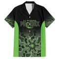Basketball Custom South East Melbourne Family Matching Off The Shoulder Long Sleeve Dress and Hawaiian Shirt Simple Australian Dot Art - Aussie Hoodie