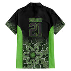 Basketball Custom South East Melbourne Family Matching Off The Shoulder Long Sleeve Dress and Hawaiian Shirt Simple Australian Dot Art - Aussie Hoodie