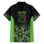 Basketball Custom South East Melbourne Family Matching Short Sleeve Bodycon Dress and Hawaiian Shirt Simple Australian Dot Art - Aussie Hoodie