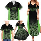 Basketball Custom South East Melbourne Family Matching Summer Maxi Dress and Hawaiian Shirt Simple Australian Dot Art - Aussie Hoodie
