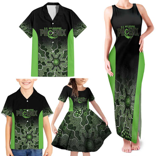 Basketball Custom South East Melbourne Family Matching Tank Maxi Dress and Hawaiian Shirt Simple Australian Dot Art - Aussie Hoodie