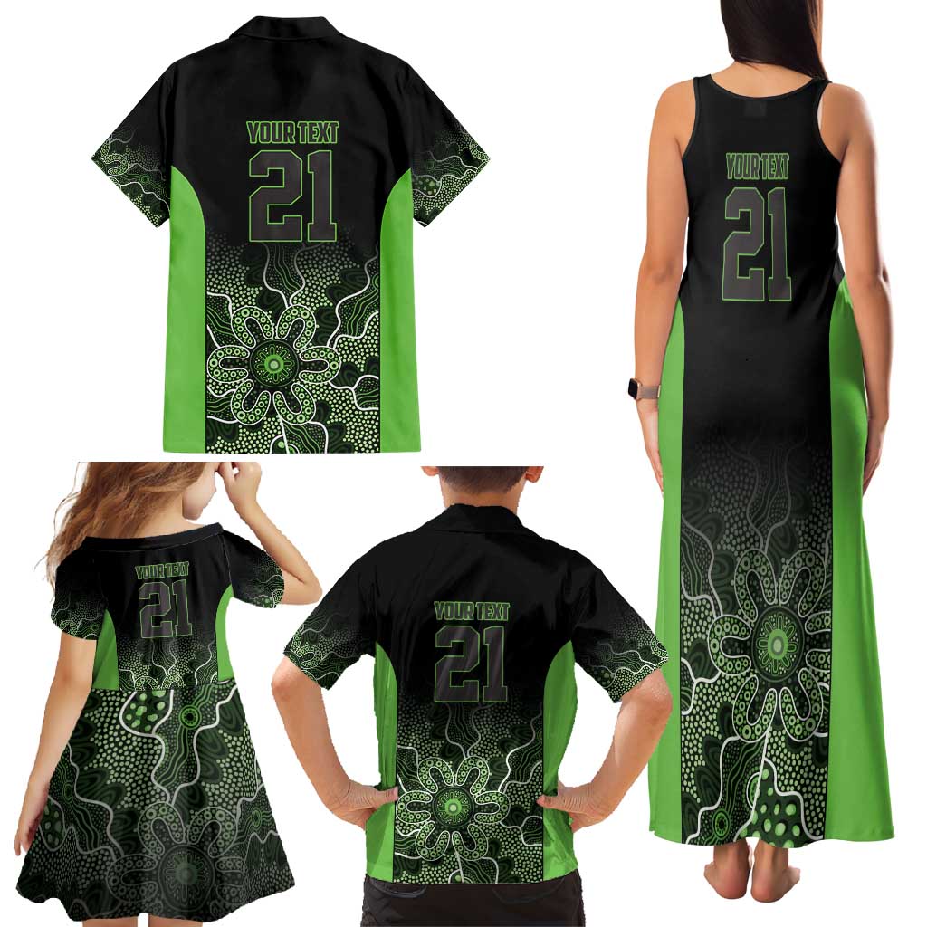 Basketball Custom South East Melbourne Family Matching Tank Maxi Dress and Hawaiian Shirt Simple Australian Dot Art - Aussie Hoodie