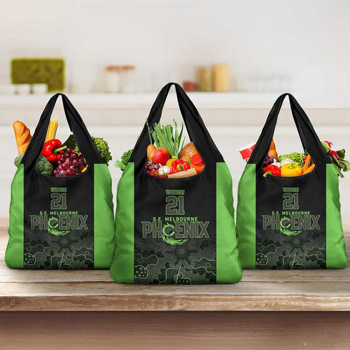 Basketball Custom South East Melbourne Grocery Bag Simple Australian Dot Art - Aussie Hoodie