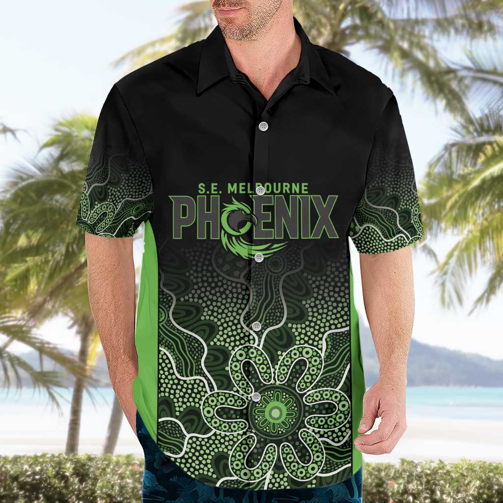 Basketball Custom South East Melbourne Hawaiian Shirt Simple Australian Dot Art - Aussie Hoodie