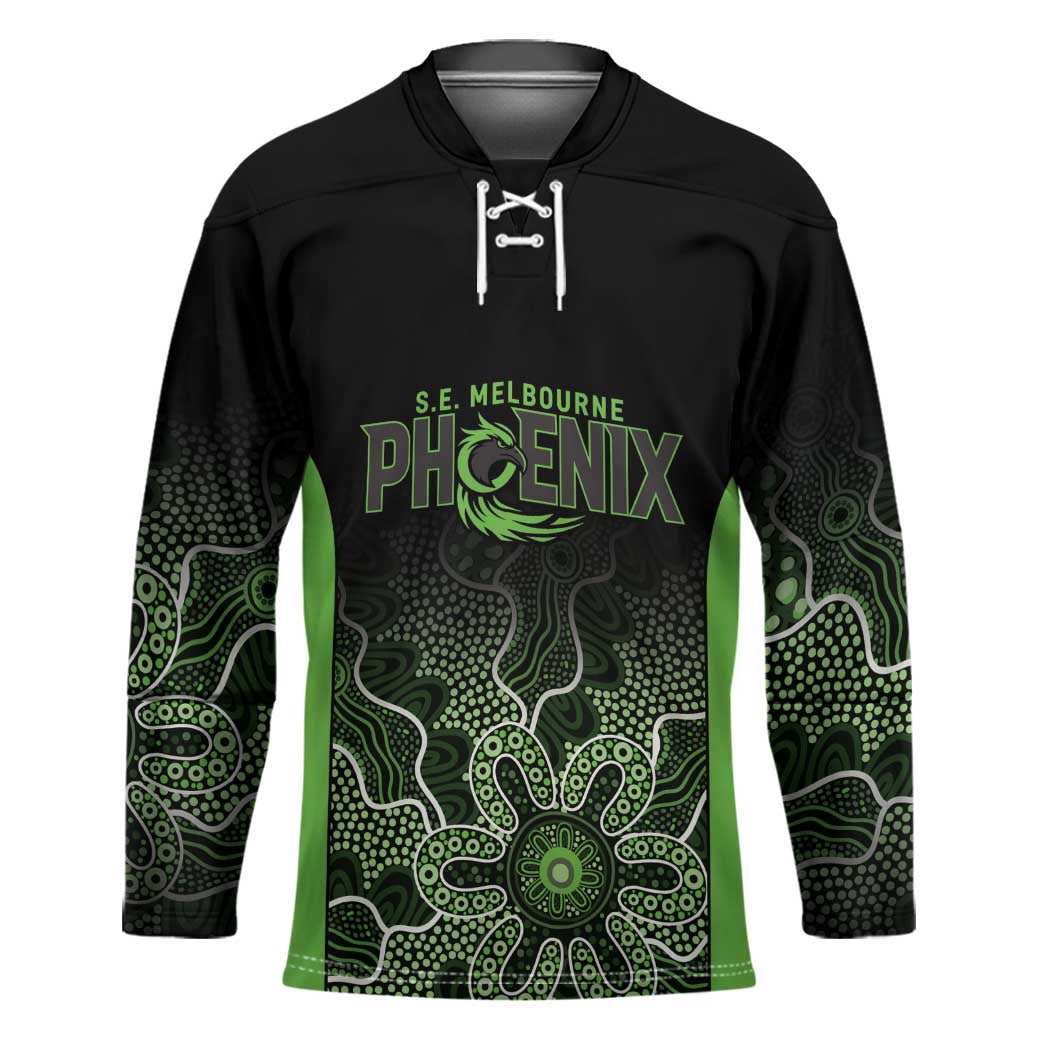 Basketball Custom South East Melbourne Hockey Jersey Simple Australian Dot Art - Aussie Hoodie
