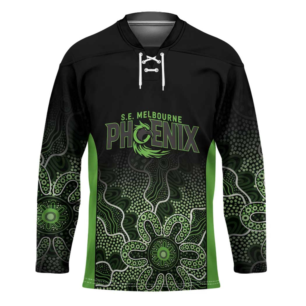 Basketball Custom South East Melbourne Hockey Jersey Simple Australian Dot Art - Aussie Hoodie
