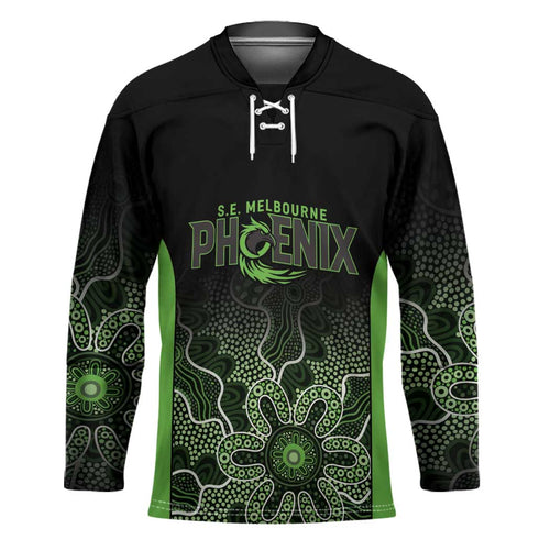 Basketball Custom South East Melbourne Hockey Jersey Simple Australian Dot Art - Aussie Hoodie