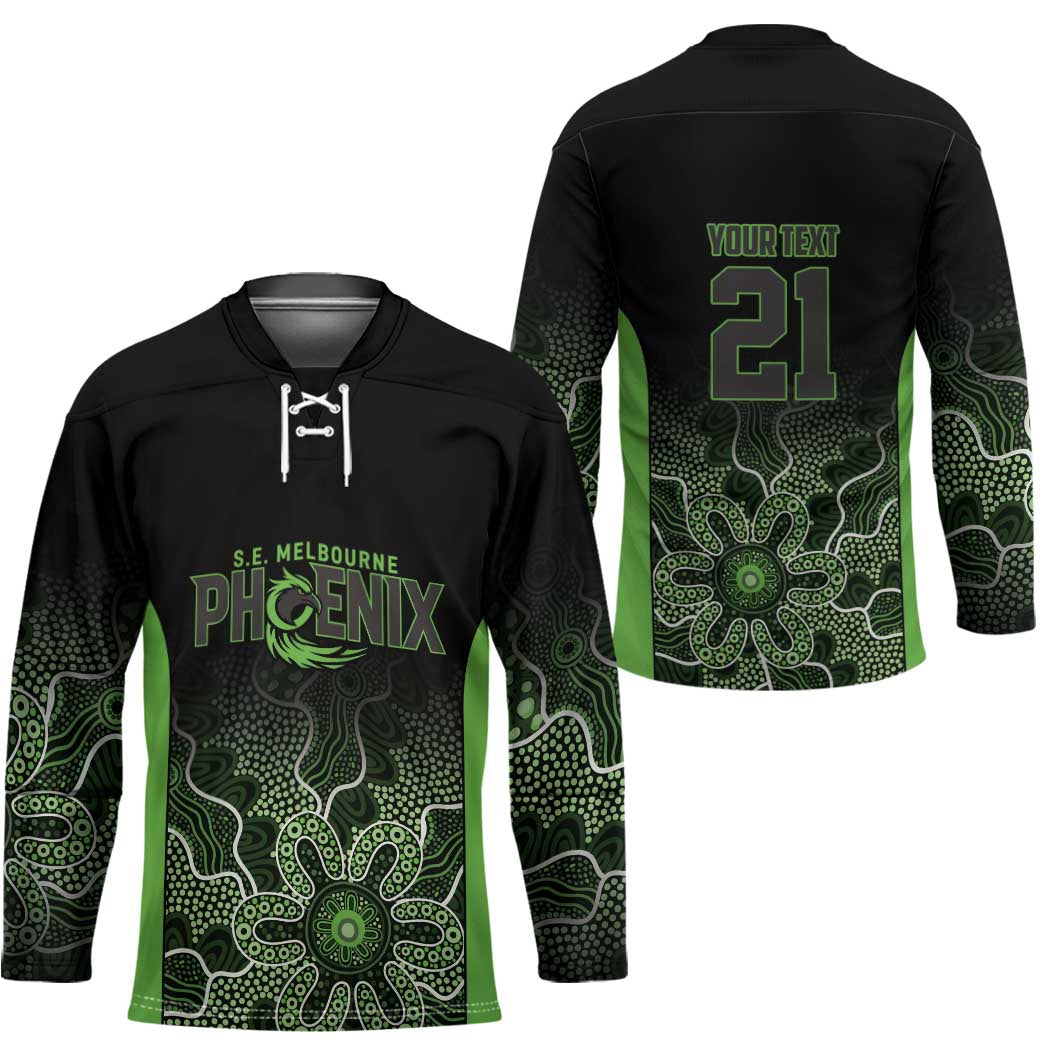 Basketball Custom South East Melbourne Hockey Jersey Simple Australian Dot Art - Aussie Hoodie