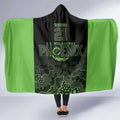 Basketball Custom South East Melbourne Hooded Blanket Simple Australian Dot Art - Aussie Hoodie