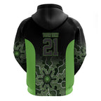 Basketball Custom South East Melbourne Hoodie Simple Australian Dot Art - Aussie Hoodie