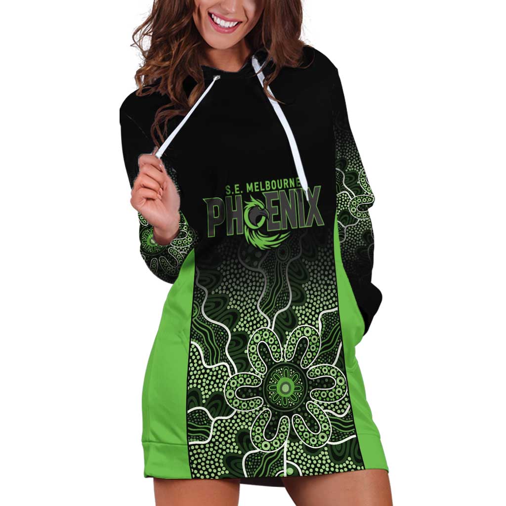 Basketball Custom South East Melbourne Hoodie Dress Simple Australian Dot Art - Aussie Hoodie