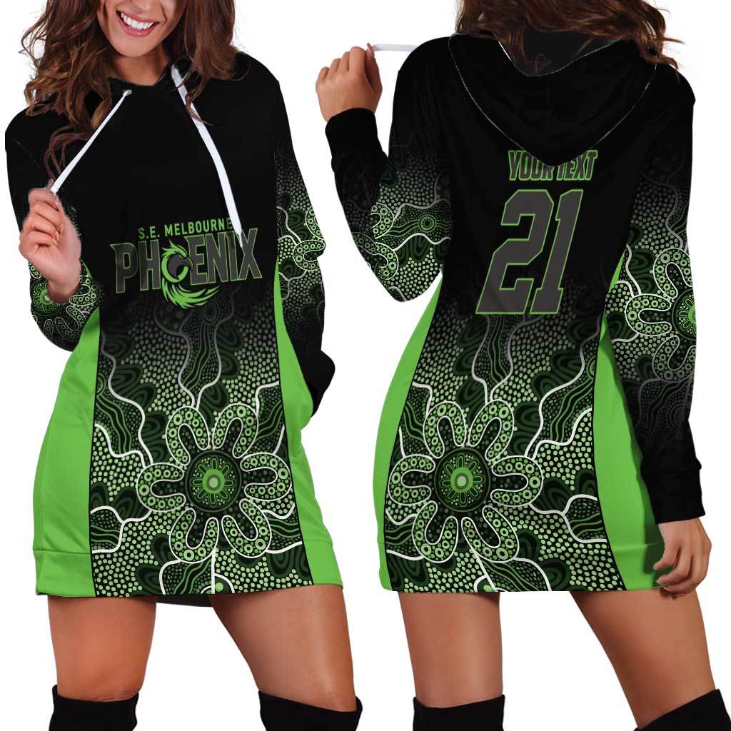 Basketball Custom South East Melbourne Hoodie Dress Simple Australian Dot Art - Aussie Hoodie