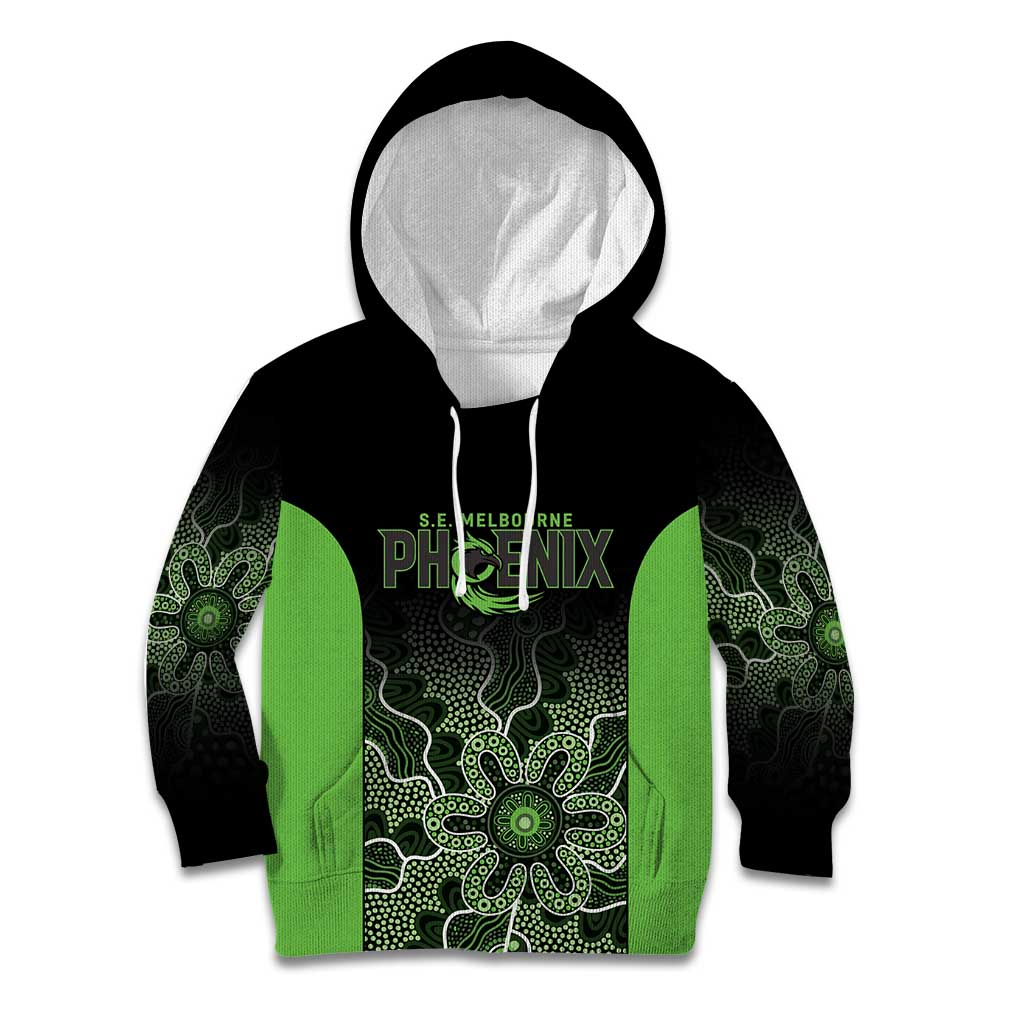 Basketball Custom South East Melbourne Kid Hoodie Simple Australian Dot Art - Aussie Hoodie