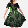Basketball Custom South East Melbourne Kid Short Sleeve Dress Simple Australian Dot Art - Aussie Hoodie