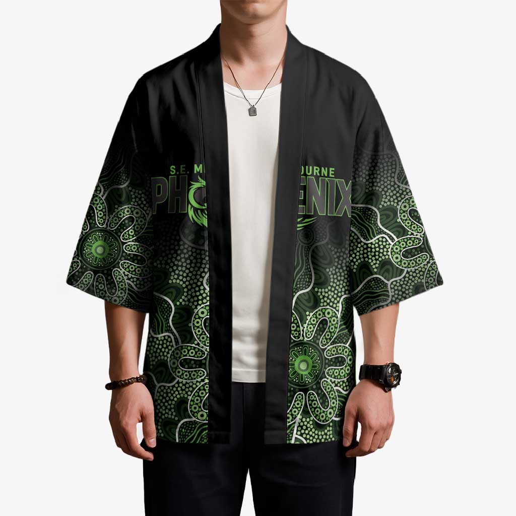 Basketball Custom South East Melbourne Kimono Simple Australian Dot Art - Aussie Hoodie