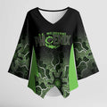 Basketball Custom South East Melbourne Kimono Sleeve Blouse Simple Australian Dot Art - Aussie Hoodie