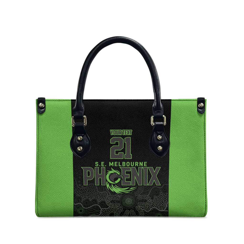 Basketball Custom South East Melbourne Leather Bag Simple Australian Dot Art - Aussie Hoodie