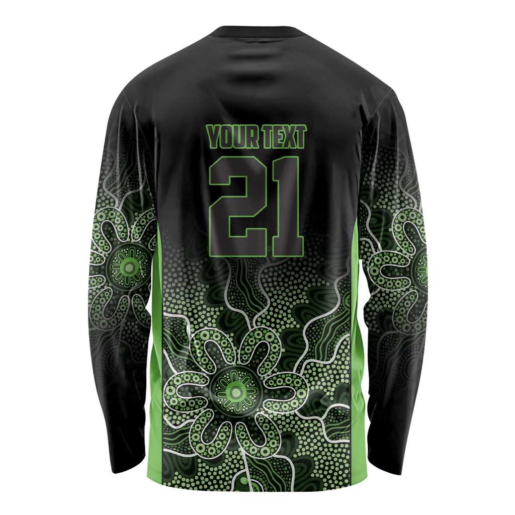 Basketball Custom South East Melbourne Long Sleeve Shirt Simple Australian Dot Art - Aussie Hoodie