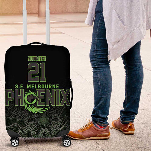 Basketball Custom South East Melbourne Luggage Cover Simple Australian Dot Art - Aussie Hoodie