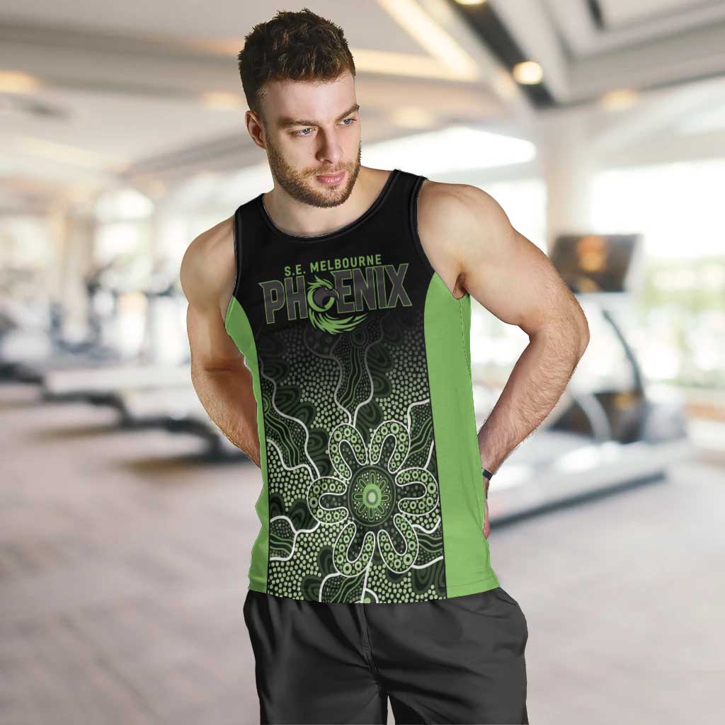 Basketball Custom South East Melbourne Men Tank Top Simple Australian Dot Art - Aussie Hoodie
