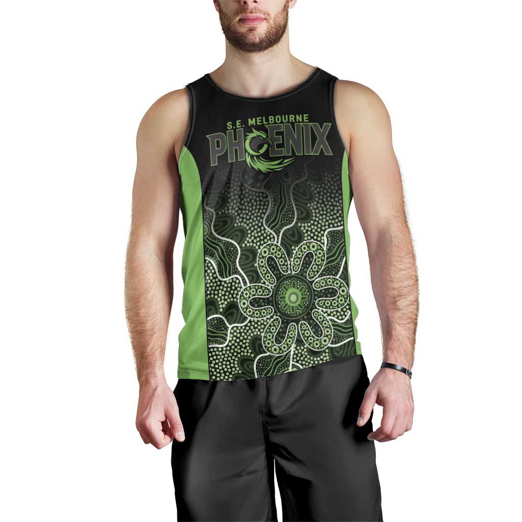Basketball Custom South East Melbourne Men Tank Top Simple Australian Dot Art - Aussie Hoodie