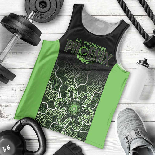 Basketball Custom South East Melbourne Men Tank Top Simple Australian Dot Art - Aussie Hoodie