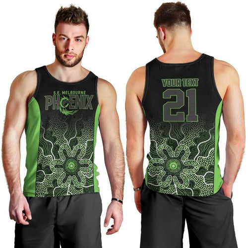 Basketball Custom South East Melbourne Men Tank Top Simple Australian Dot Art - Aussie Hoodie