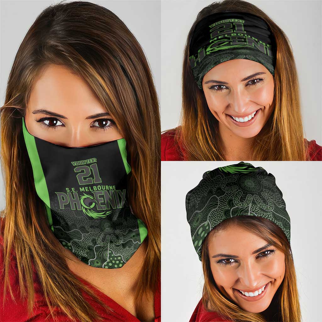 Basketball Custom South East Melbourne Neck Gaiter Simple Australian Dot Art LT9