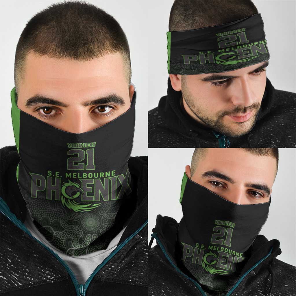 Basketball Custom South East Melbourne Neck Gaiter Simple Australian Dot Art LT9