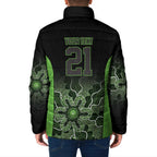 Basketball Custom South East Melbourne Padded Jacket Simple Australian Dot Art - Aussie Hoodie
