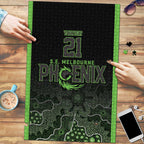 Basketball Custom South East Melbourne Puzzle Simple Australian Dot Art LT9