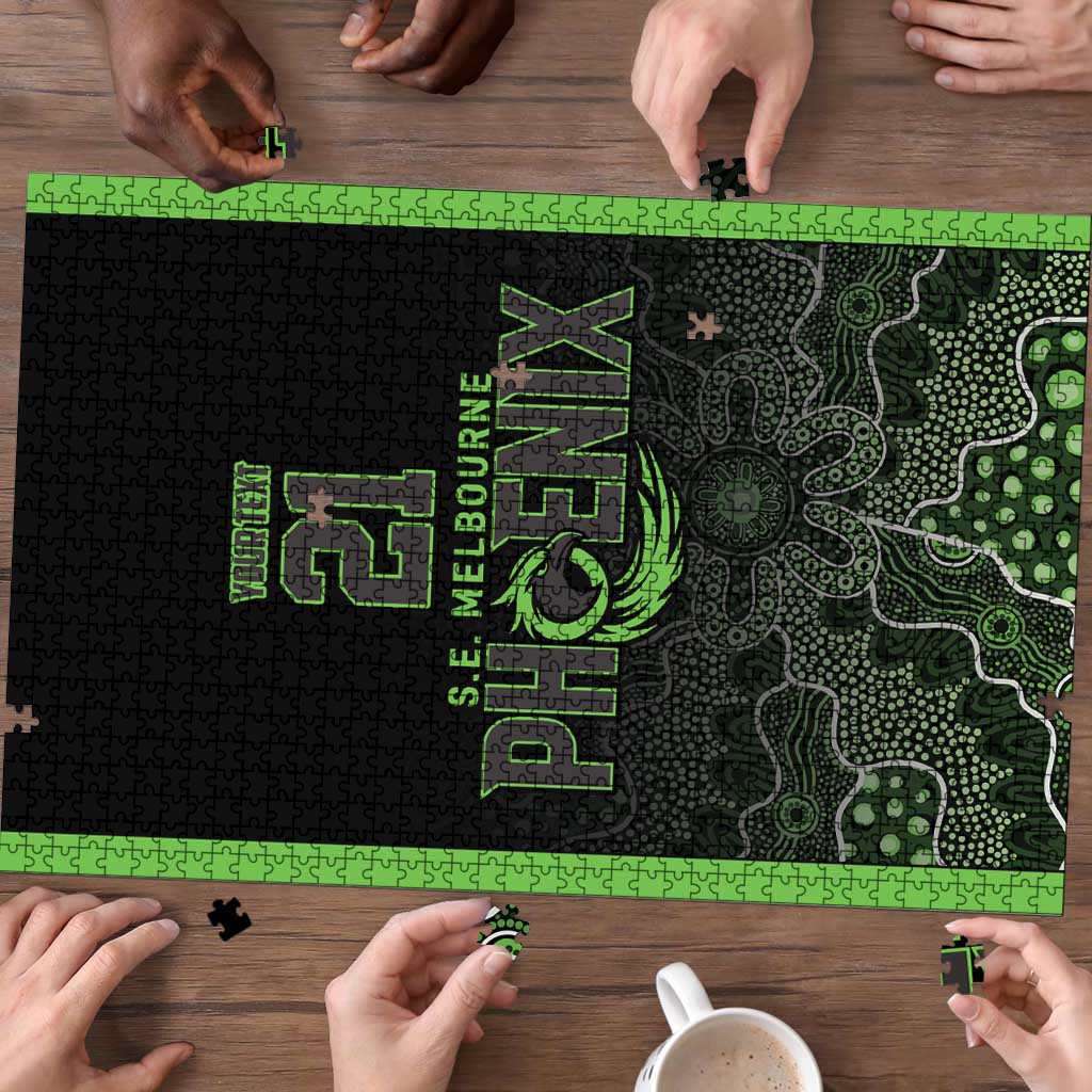 Basketball Custom South East Melbourne Puzzle Simple Australian Dot Art LT9