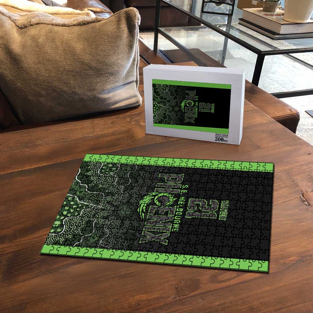 Basketball Custom South East Melbourne Puzzle Simple Australian Dot Art LT9