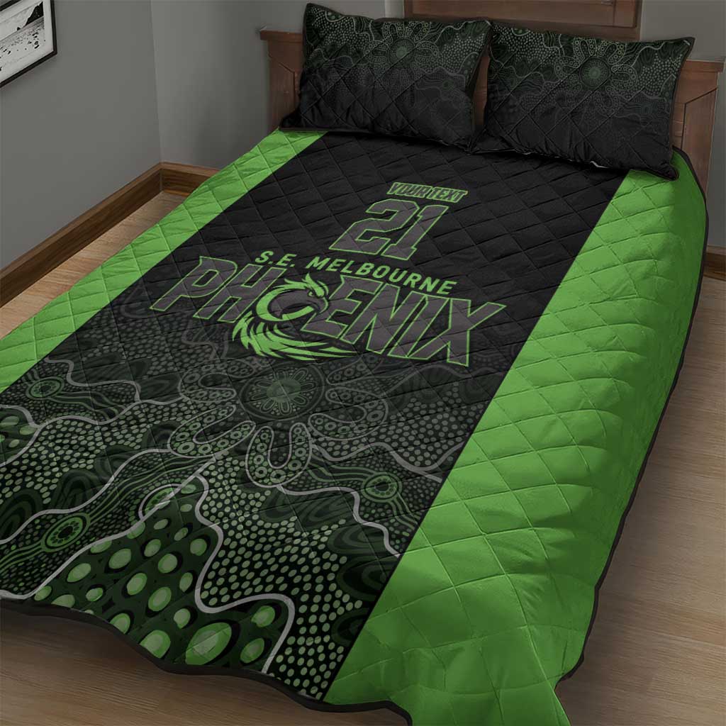Basketball Custom South East Melbourne Quilt Bed Set Simple Australian Dot Art - Aussie Hoodie