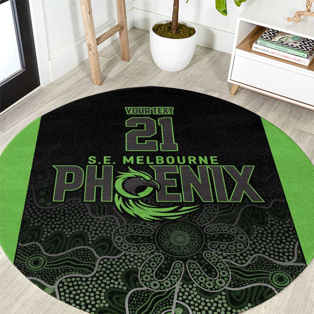Basketball Custom South East Melbourne Round Carpet Simple Australian Dot Art - Aussie Hoodie