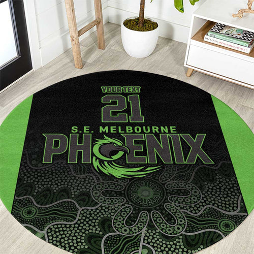 Basketball Custom South East Melbourne Round Carpet Simple Australian Dot Art - Aussie Hoodie