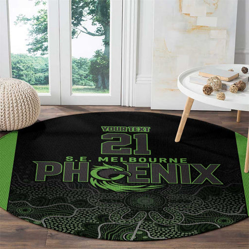 Basketball Custom South East Melbourne Round Carpet Simple Australian Dot Art - Aussie Hoodie