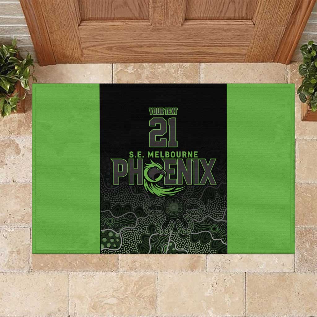 Basketball Custom South East Melbourne Rubber Doormat Simple Australian Dot Art - Aussie Hoodie