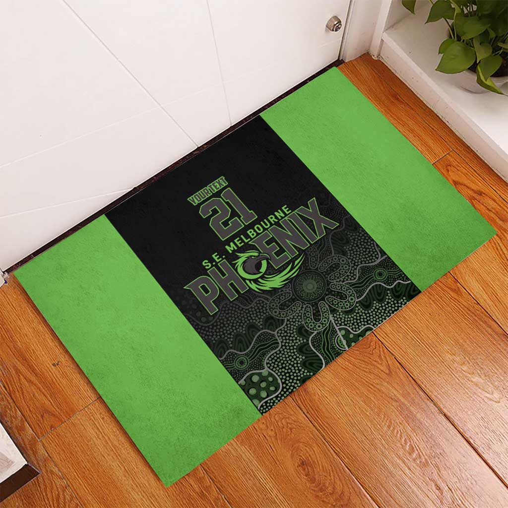 Basketball Custom South East Melbourne Rubber Doormat Simple Australian Dot Art - Aussie Hoodie