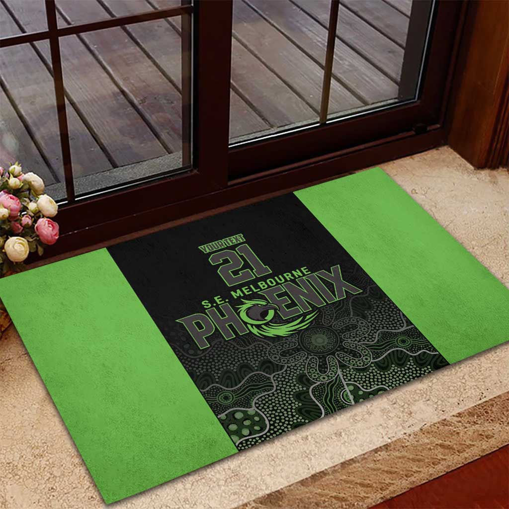 Basketball Custom South East Melbourne Rubber Doormat Simple Australian Dot Art - Aussie Hoodie