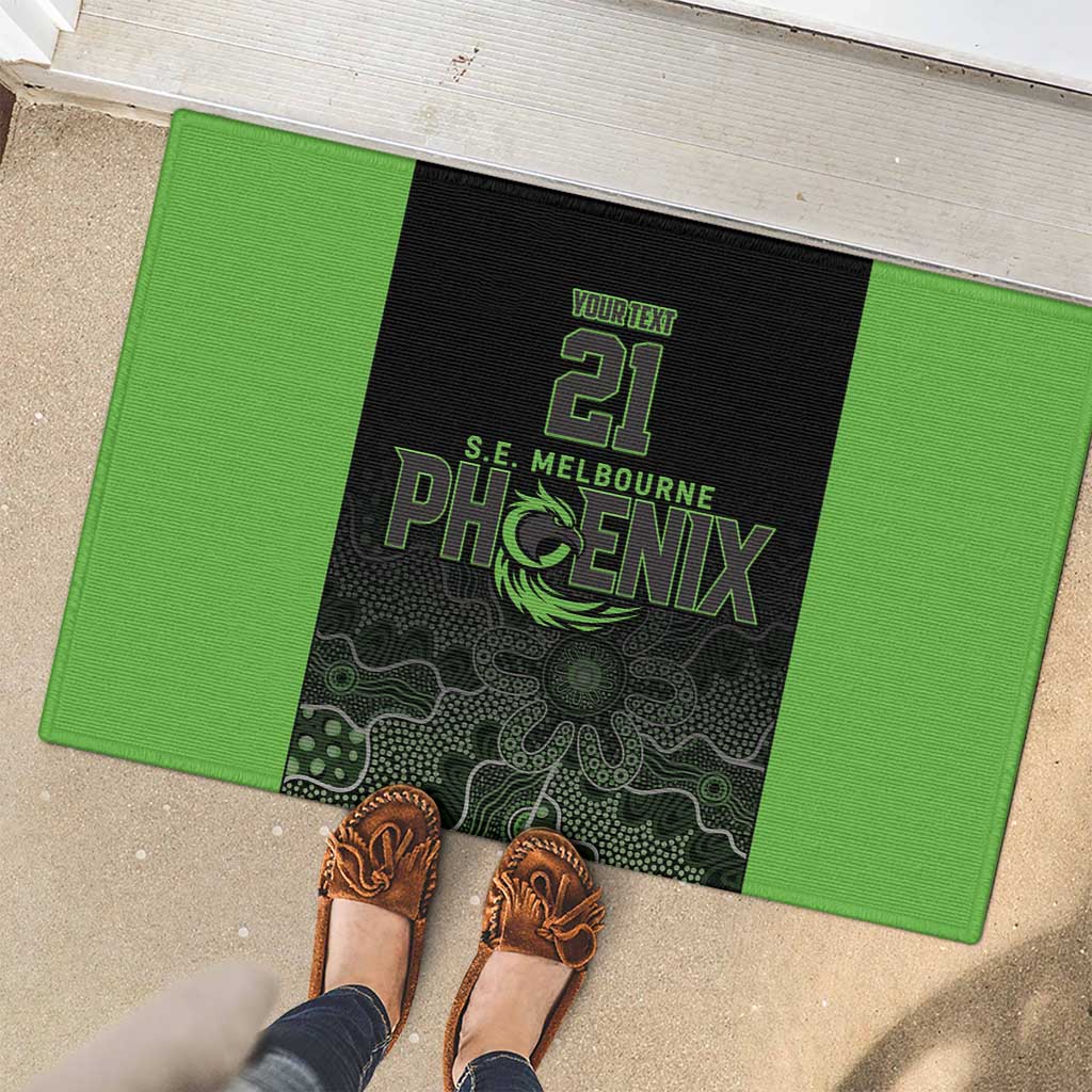 Basketball Custom South East Melbourne Rubber Doormat Simple Australian Dot Art - Aussie Hoodie