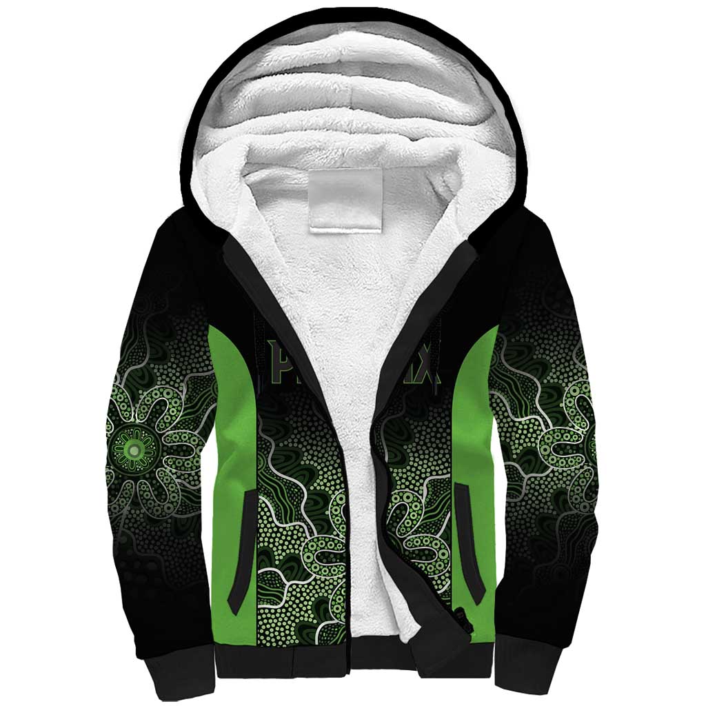 Basketball Custom South East Melbourne Sherpa Hoodie Simple Australian Dot Art - Aussie Hoodie