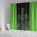 Basketball Custom South East Melbourne Shower Curtain Simple Australian Dot Art - Aussie Hoodie