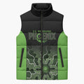 Basketball Custom South East Melbourne Sleeveless Puffer Jacket Simple Australian Dot Art - Aussie Hoodie