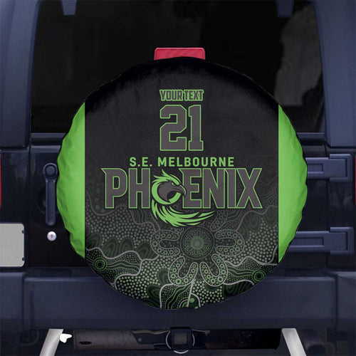 Basketball Custom South East Melbourne Spare Tire Cover Simple Australian Dot Art - Aussie Hoodie